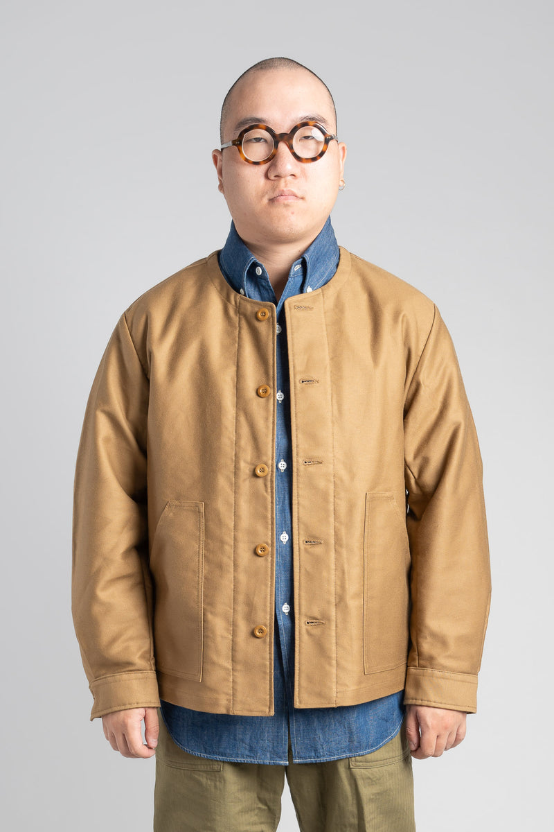 Military Moleskin Short Engineer Jacket - Camel Khaki – Tempest Works