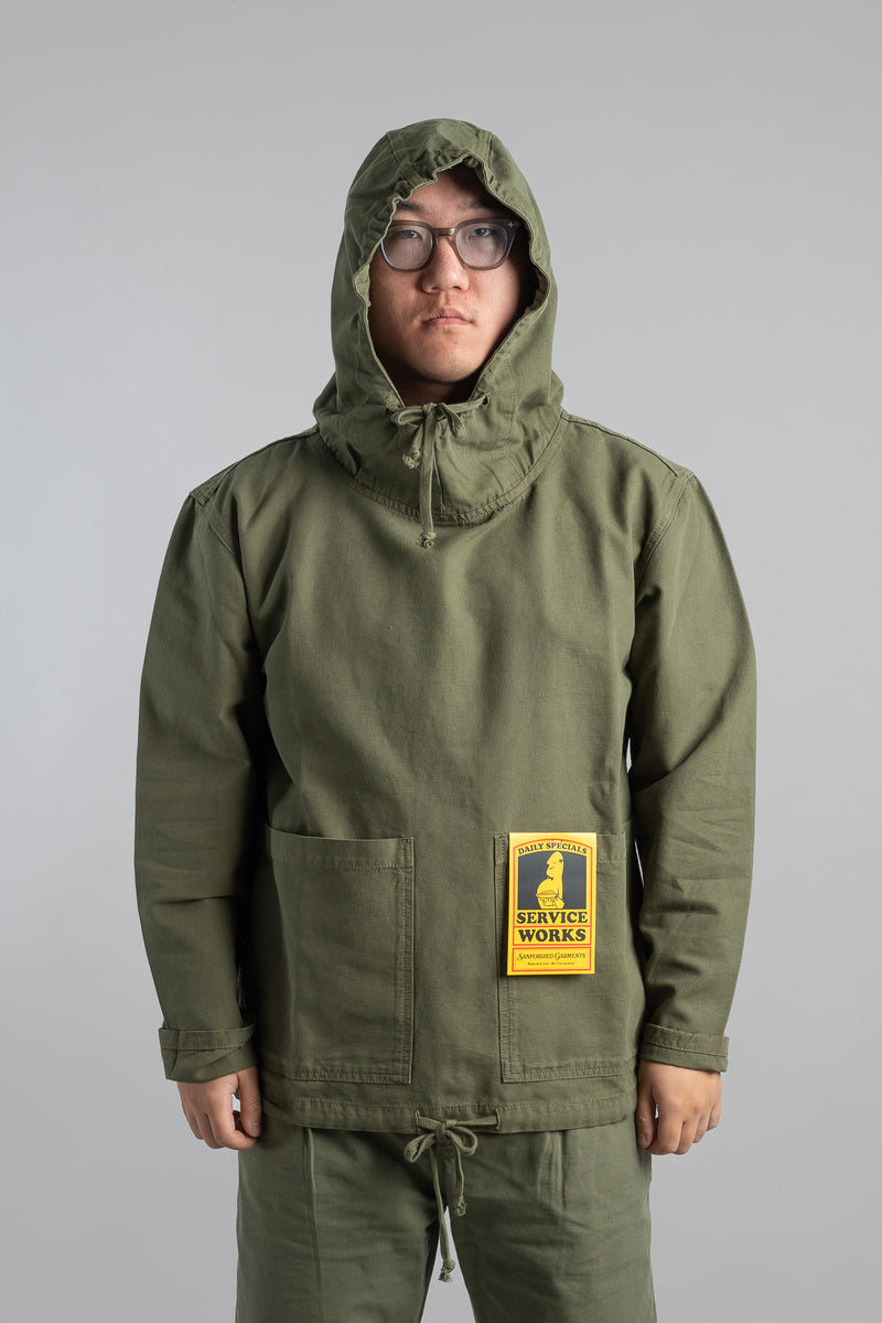 Canvas Market Smock - Olive Green – Tempest Works