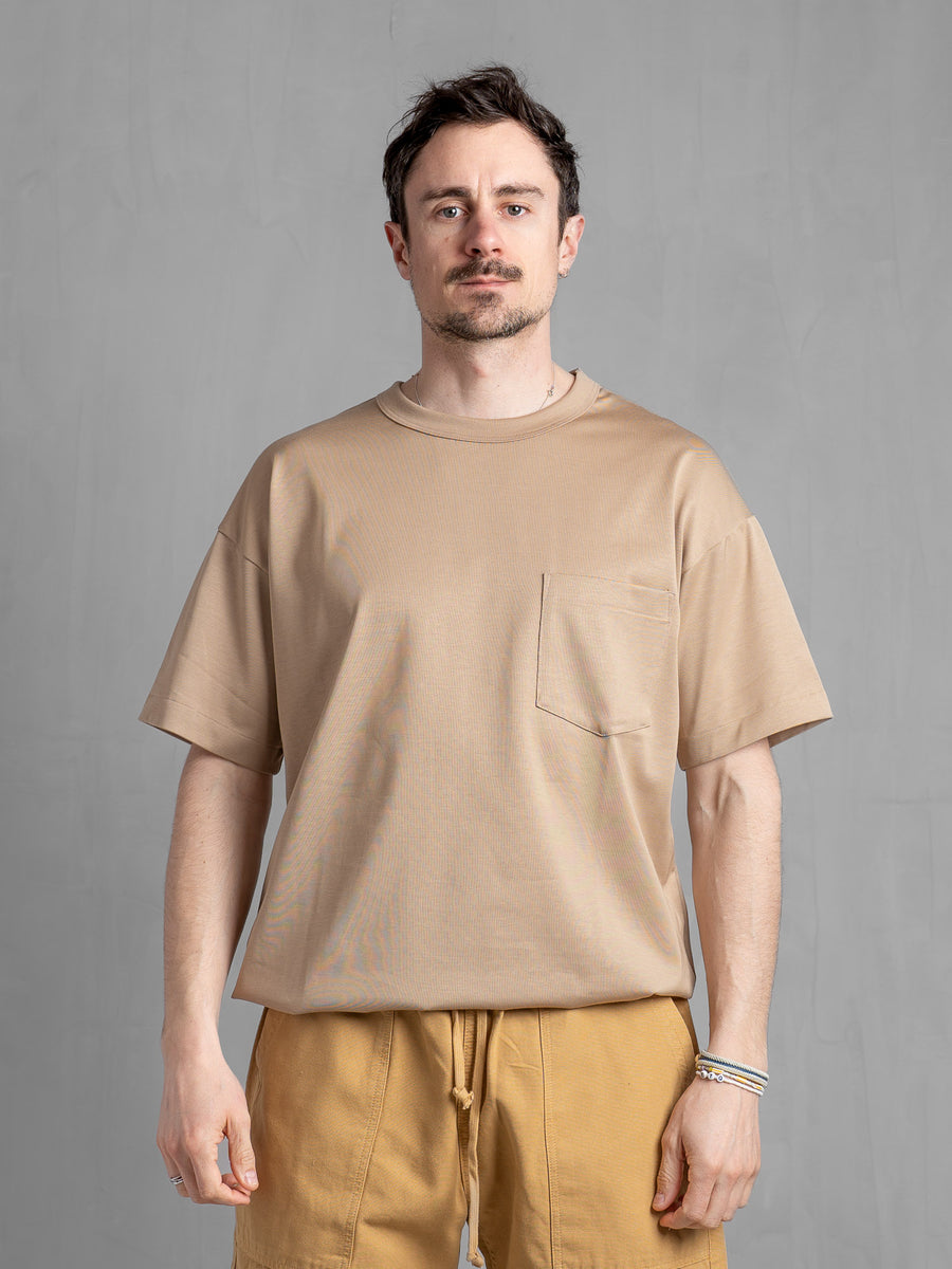 Silket Athletic T-Shirt - Beige – Tempest Works