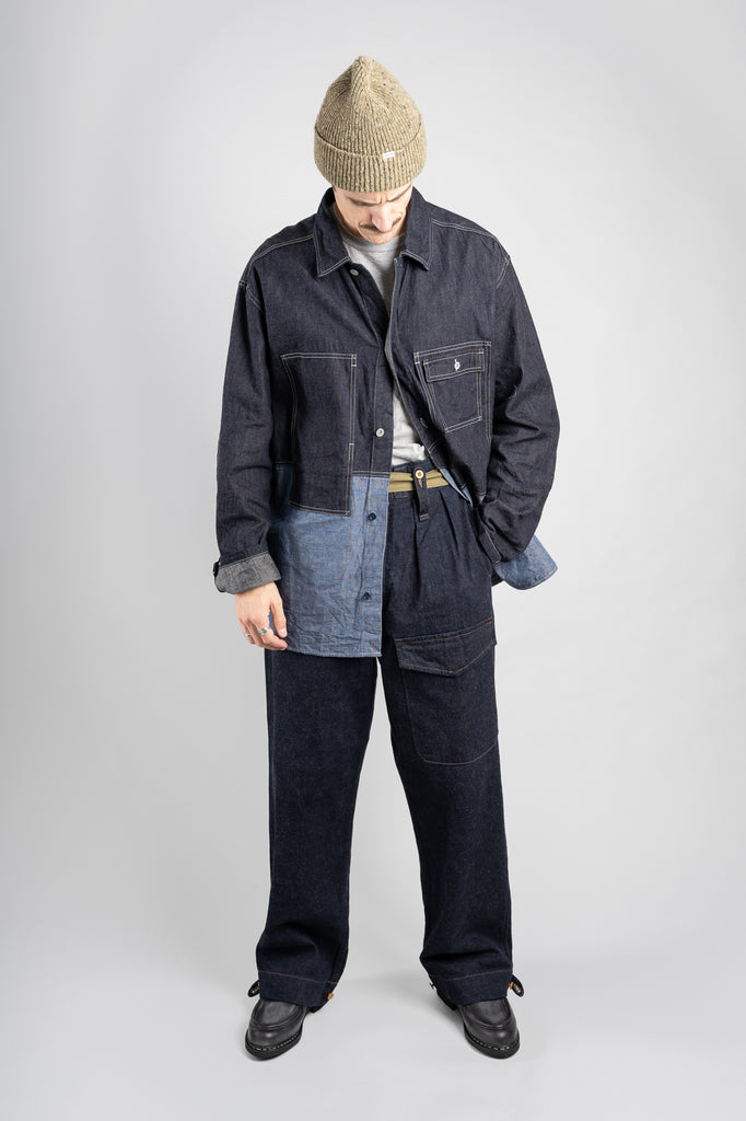 British Army Pant Loose Denim - Indigo – Tempest Works