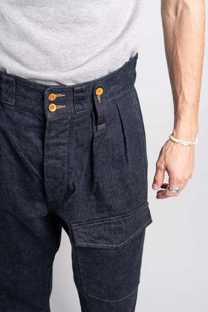 British Army Pant Loose Denim - Indigo – Tempest Works