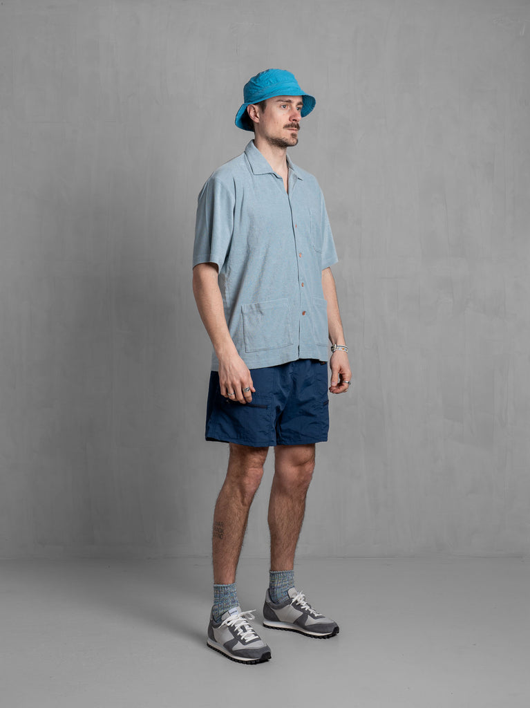 Cotton Terry Lounge Shirt - Powder Blue – Tempest Works